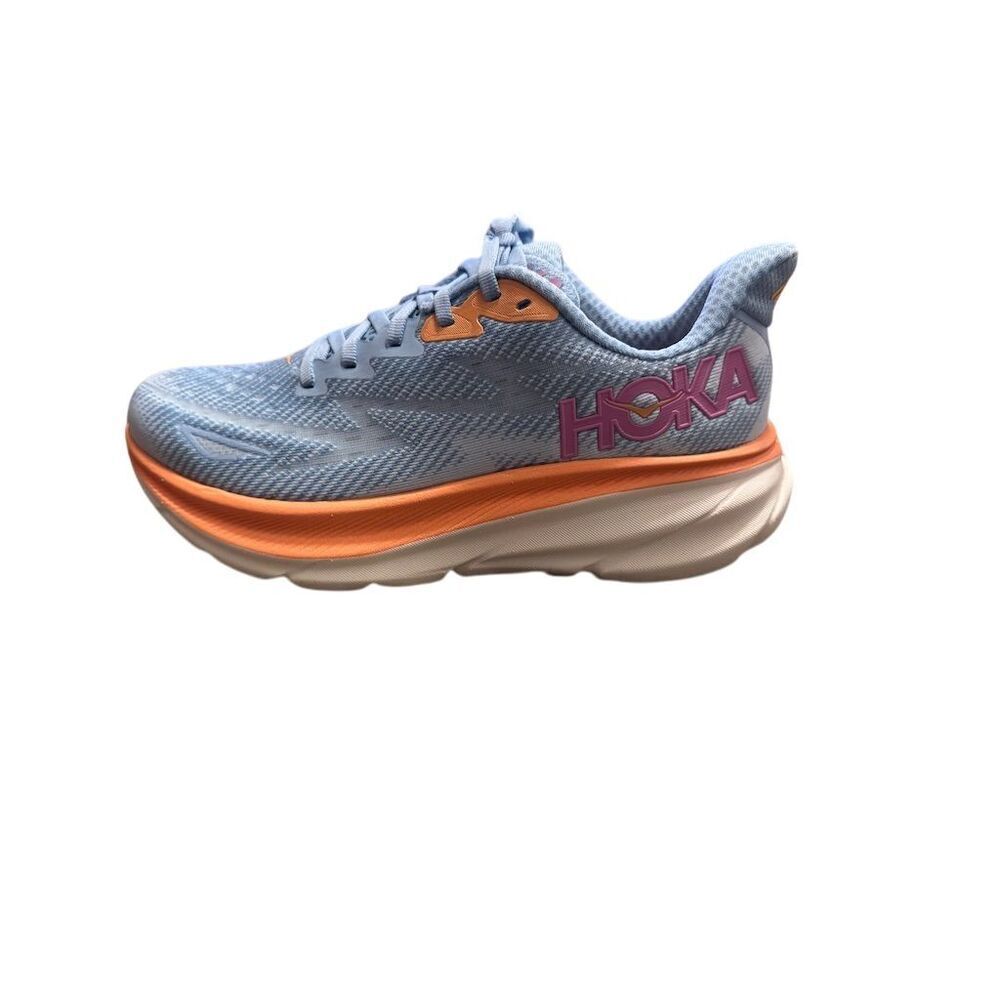 Hoka One One Clifton 9 Women's Running Shoes Blue Size 6.5 - Picture 1 of 13
